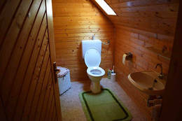 Toilette im Ferienhaus Kreiner