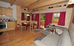 Holzmeisterhütten Wohnraum