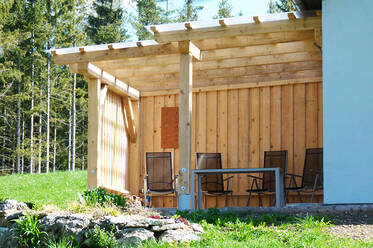 Überdachte Terrasse oder Carport
