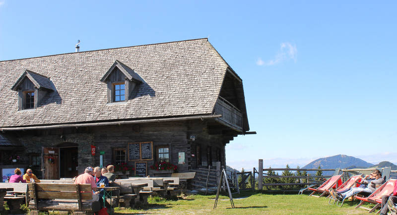 Stoakoglhütte auf der Sommeralm.