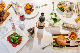 Gasthaus Bachwirt gedeckter Tisch