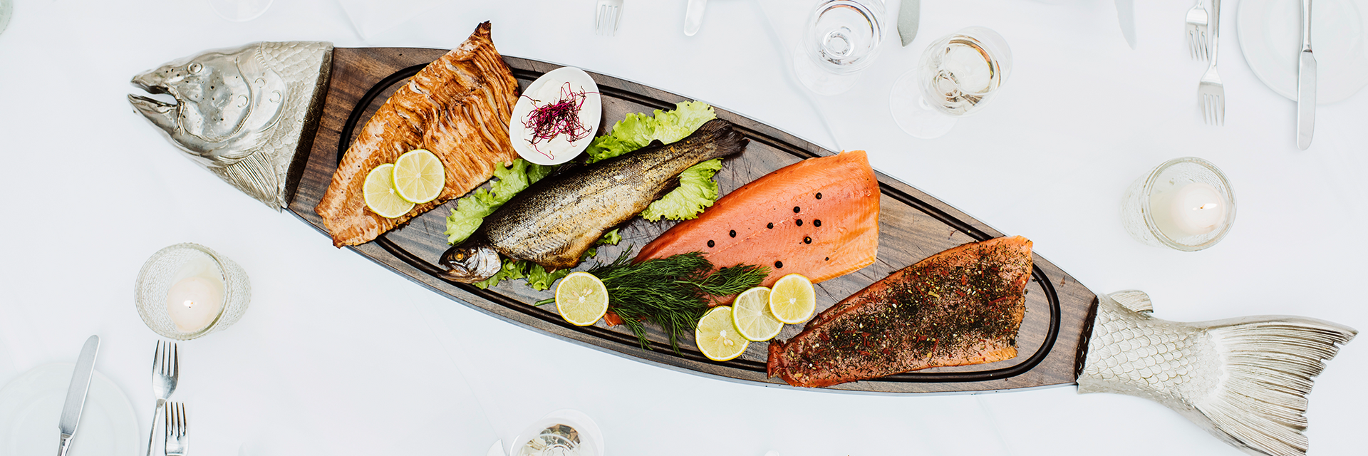 Fischplatte beim Fischrestaurant Kulmer.