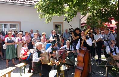 Musicians at the Musikirtag in Gasen
