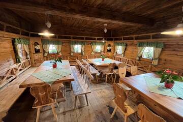 Stube im Bauernhaus bei der Edlseer Alm Stube im Bauernhaus bei der Edlseer Alm