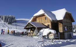 Holdahütt'n next to the lift