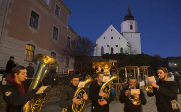 Blasmusik beim Advent'ln in St. Kathrein am Offenegg. Blasmusik beim Advent'ln in St. Kathrein am Offenegg.