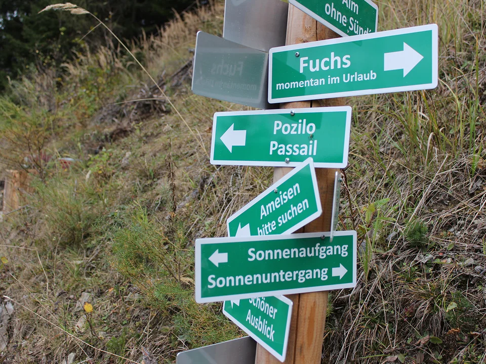 Wegweiser Raabursprung