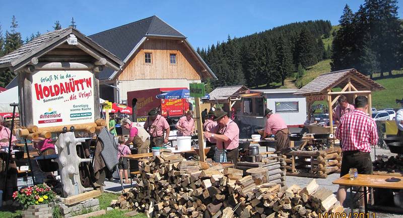 Sterzfest auf der Sommeralm bei der Holdahütt´n