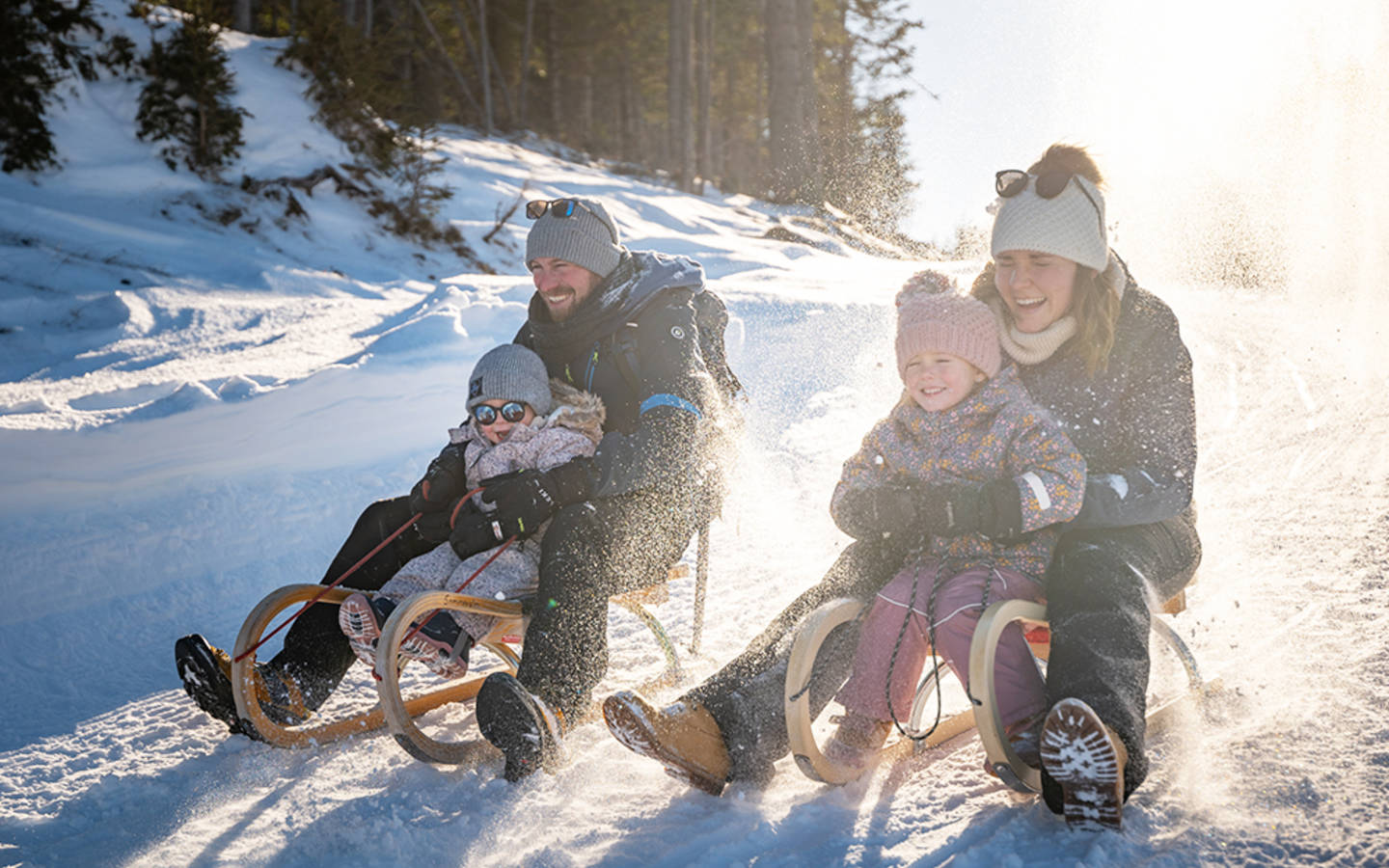 Rodelspaß im Naturpark Almenland