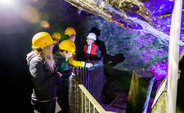 Gruppenführung im Silberbergwerk Arzberg