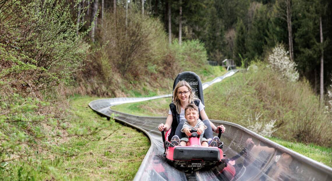 Sommerrodelbahn im Naturpark Almenland.