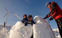 Igloo building in the Nature Park
