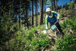 Eine Downhill Strecke direkt am Stöckl