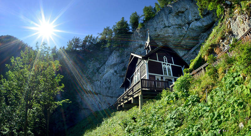 Wallfahrtskirche Schüsserlbrunn am Fuße des Hochlantsch