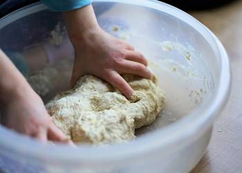Brot- und Weckerlteig kneten