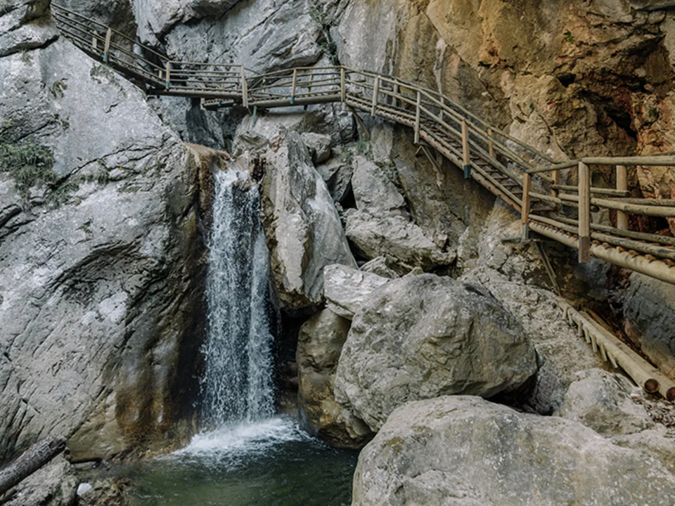 Die Bärenschützklamm in Mixnitz im Naturpark Almenland.