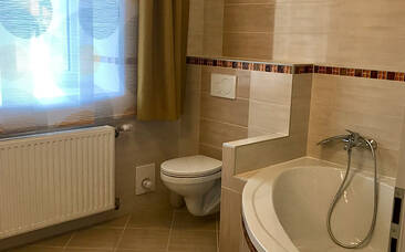 Badezimmer im Ferienhaus