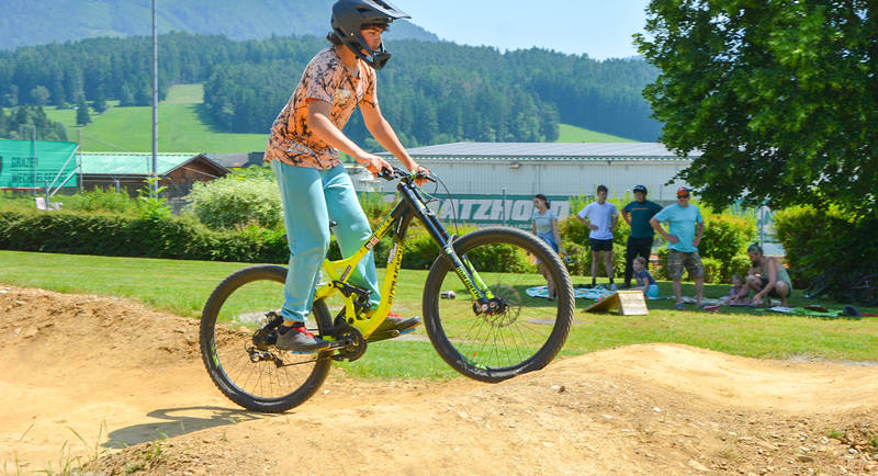 Pumptrack-Anlage in Passail.