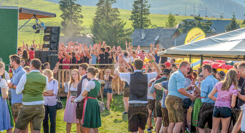 Das Teichalmtreffen auf der Teichalm.