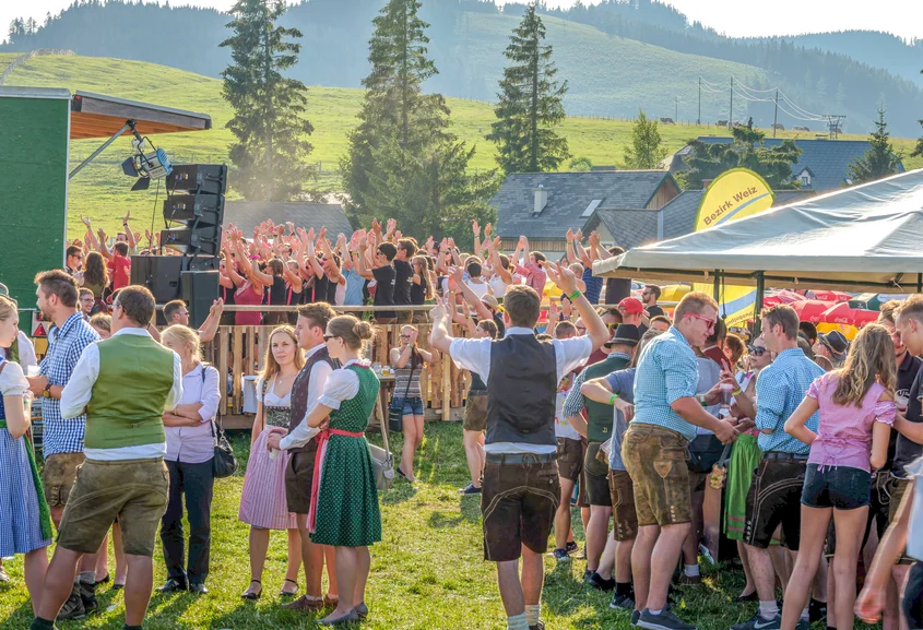 Das Teichalmtreffen im Naturpark Almenland.