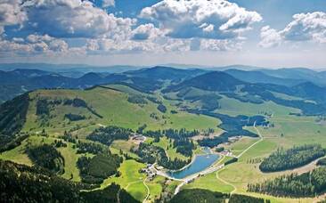 Landschaft mit Teichalmsee