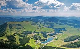 Landschaft mit Teichalmsee