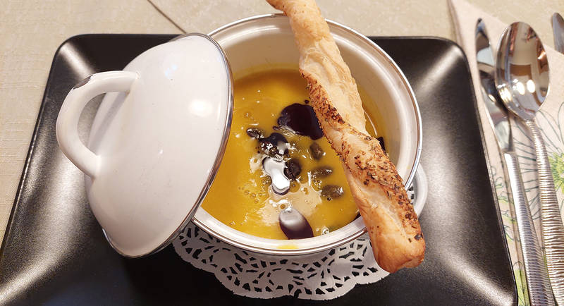 Kürbiscremesuppe