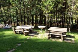 Terrace next to the cottage