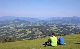 Ausblick vom Schöckl-Gipfel