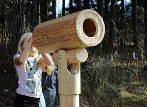 Fernrohr am Vogelbeer Panoramaweg