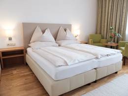 Schlafzimmer in der Ferienwohnung.