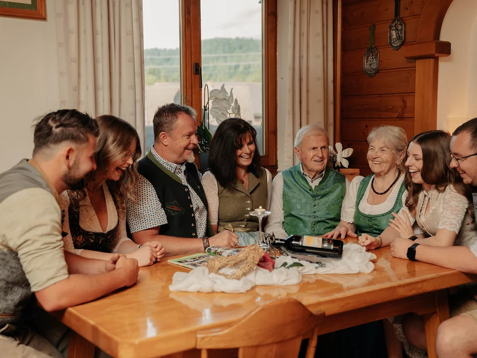 Familie Haider-Harrer vom Almenlandwirt Haider auf der Nechnitz.