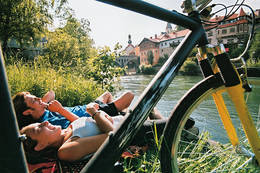 Radfahren am Murradweg