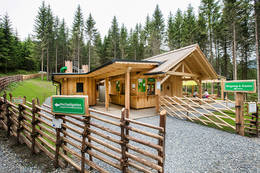 Die Jausenstation beim Almerlebnispark