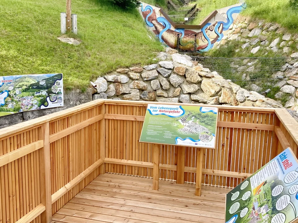 Informationstafeln am Erlebnisweg in Gasen