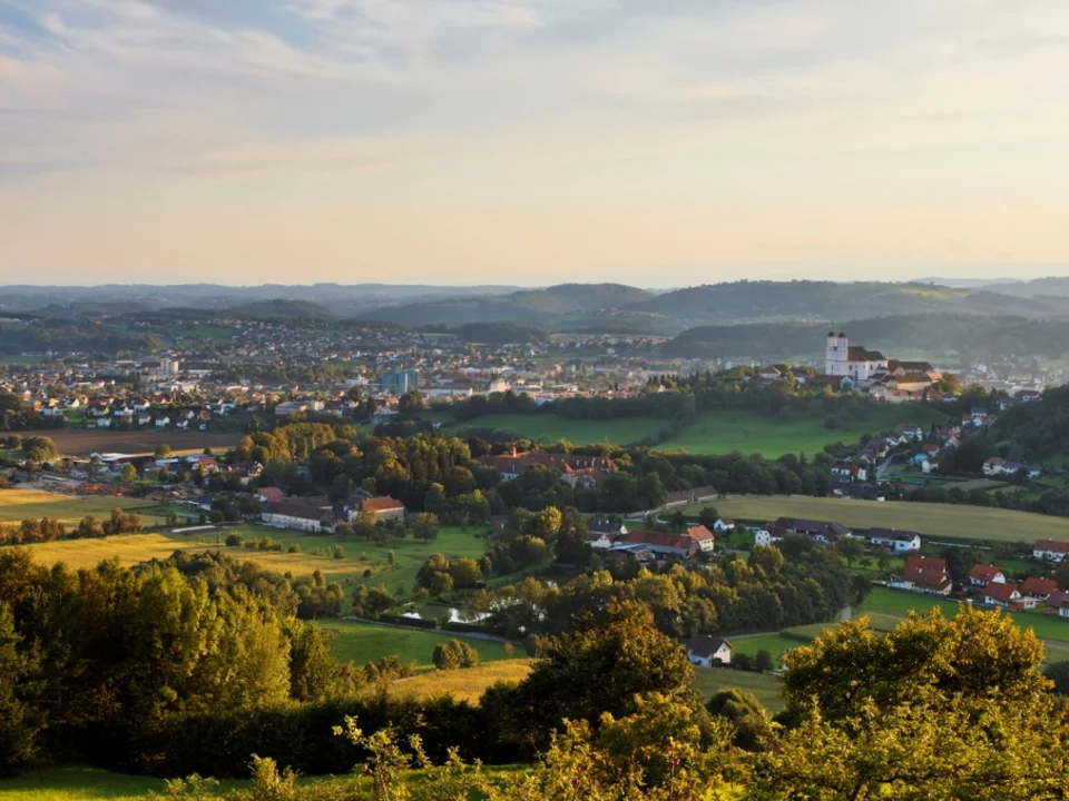 Panorama-Ausblick über Weiz.