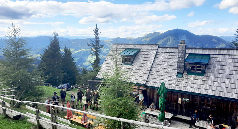 Stoahandhütte Außenansicht