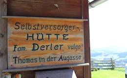 Die Selbstversorgerhütte auf der Sommeralm
