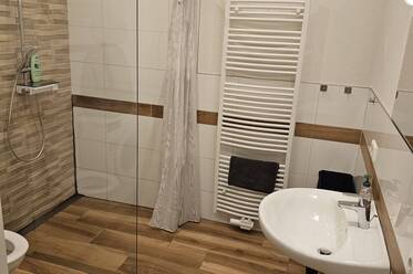 Badezimmer im Apartment Hofacker in Pernegg an der Mur Badezimmer im Apartment Hofacker in Pernegg an der Mur