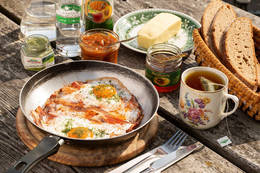 Das perfekte Almfrühstück auf der Stoakoglhütte