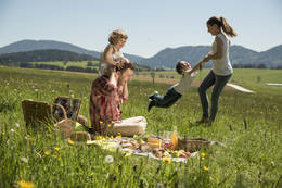 Picknick mit der Familie