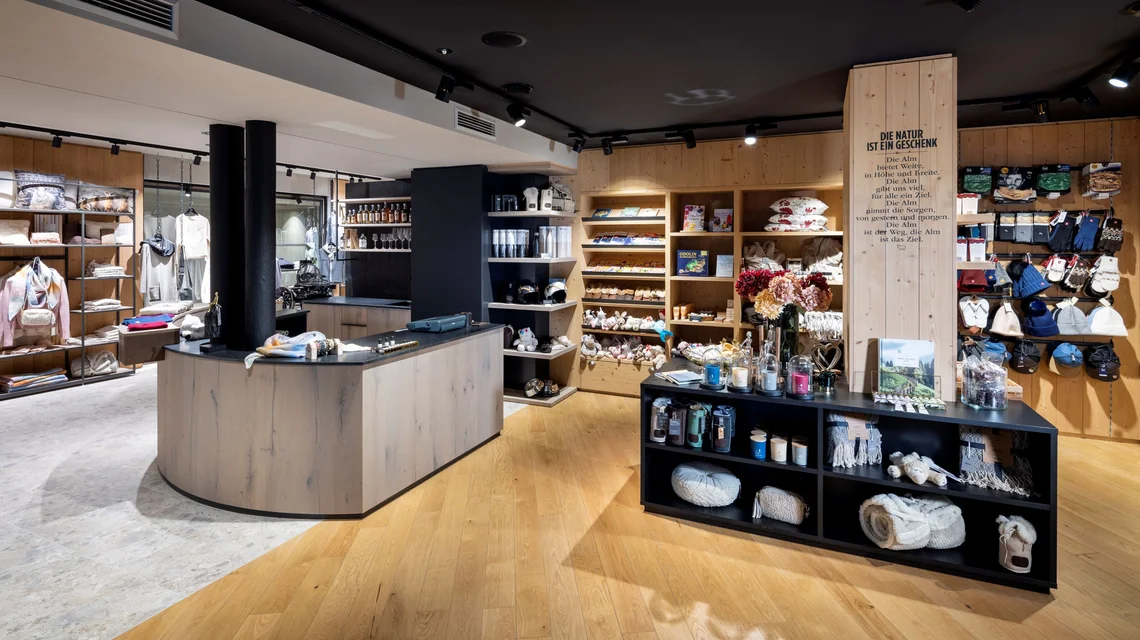 Almboutique beim Almwellness Hotel Pierer