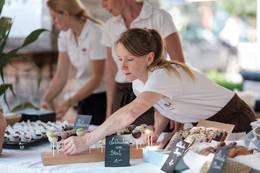 Almenland Pralinen beim Happerl Essen in Passail