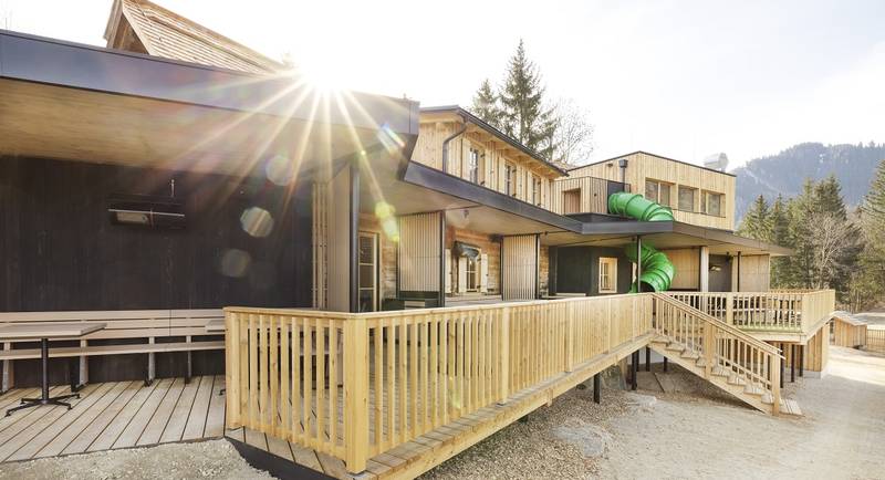 Restaurant "Baumhaus" im Waldpark Hochreiter