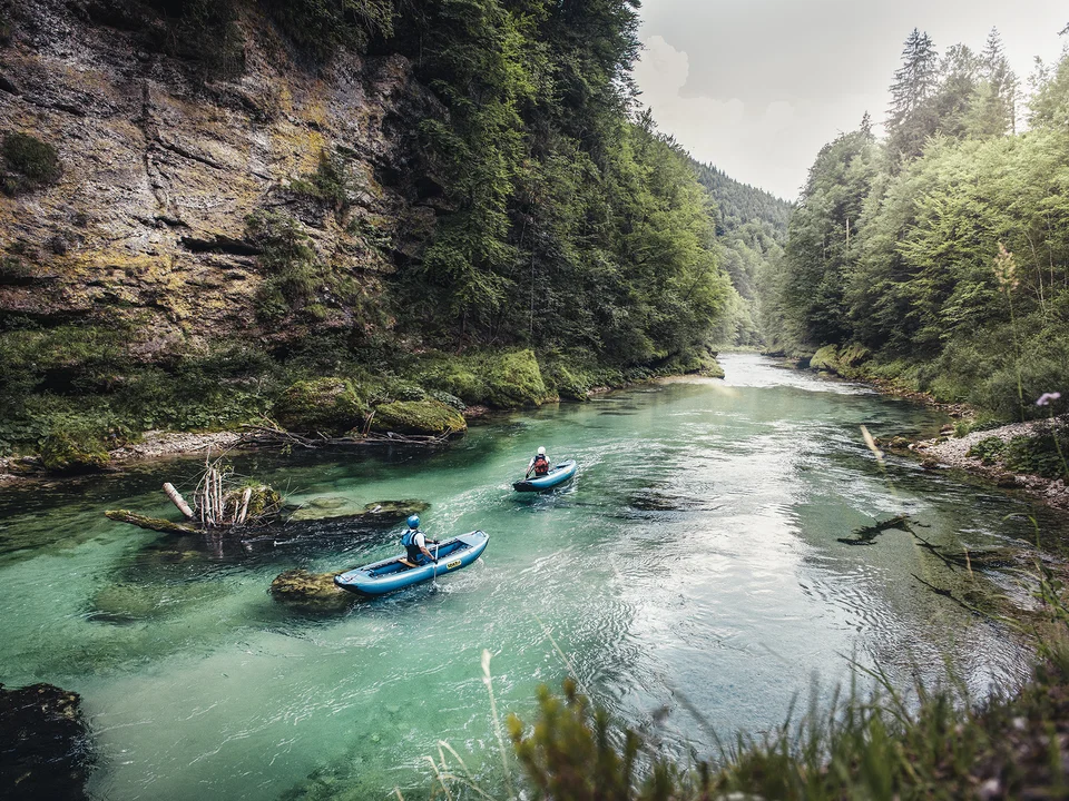 Landschaftsaufnahme aus dem Naturpark Eisenwurzen in der Steiermark.