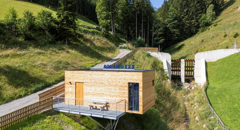 Aquaplexx Erlebnisweg in der Gemeinde Gasen im Naturpark Almenland, © Oststeiermark Tourismus, Kurt Elmleitner
