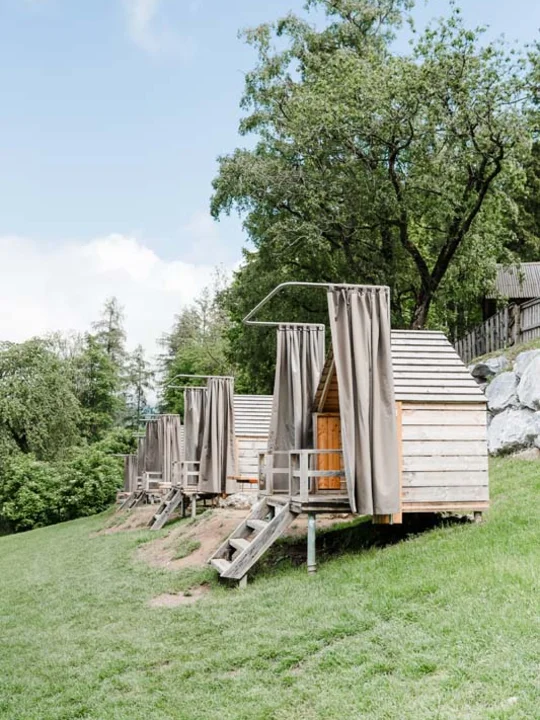 Picknickhütte im Waldpark Hochreiter.