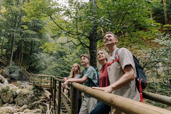 Bewegen & Erleben Wanderung in der Bärenschützklamm im Naturpark Almenland