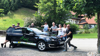 E-Auto HANS E-Car Sharing Vermietung Elektroauto