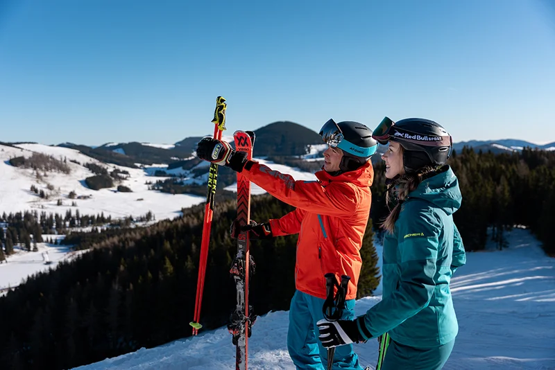 Skifahren im Naturpark Almenland